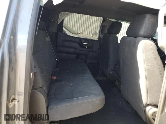 2021 Chevrolet Silverado 1500 Custom Trail Boss with VIN 1GCPYCEF5MZ430436, listed as a Copart auction lot 77466634 with 60,656 mi miles and Salvage Title. Bid and sale history available at DreamBid. Image 10.
