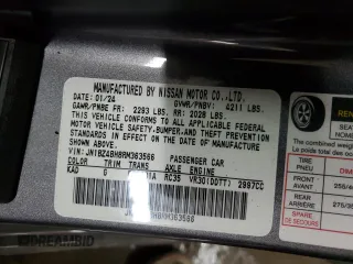 2024 Nissan Z Performance с VIN JN1BZ4BH8RM363566, выставлен на аукционе Copart как лот 47385535 с пробегом 17 514 миль миль и Списание • Salvage title. История ставок и продаж доступна на DreamBid. Изображение 12.