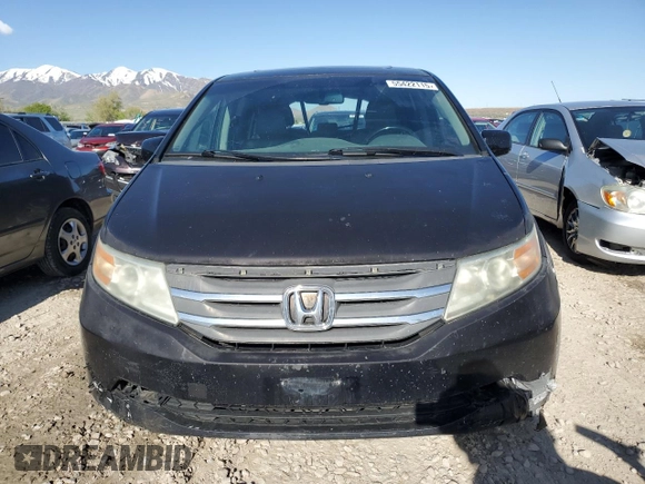 2012 Honda Odyssey EX-L with VIN 5FNRL5H69CB141594, listed as a Copart auction lot 55422115 with 181,745 mi miles and Salvage Title. Bid and sale history available at DreamBid. Image 5.