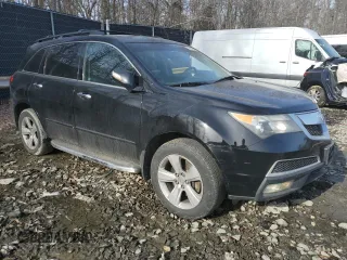 2011 Acura MDX with VIN 2HNYD2H2XBH516710, listed as a Copart auction lot 42904125 with 0 mi miles and Salvage Title. Bid and sale history available at carsss.com. Image 4.