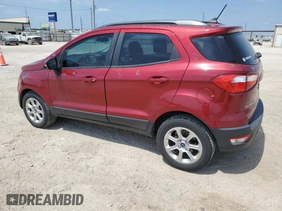2019 Ford EcoSport SE z VIN MAJ3S2GE4KC302791, wystawiony jako Copart lot #53673525 z przebiegiem 54 600 mil mil oraz Czysty tytuł • Clean title. Historia ofert i sprzedaży dostępna na DreamBid. Obrazek 2.