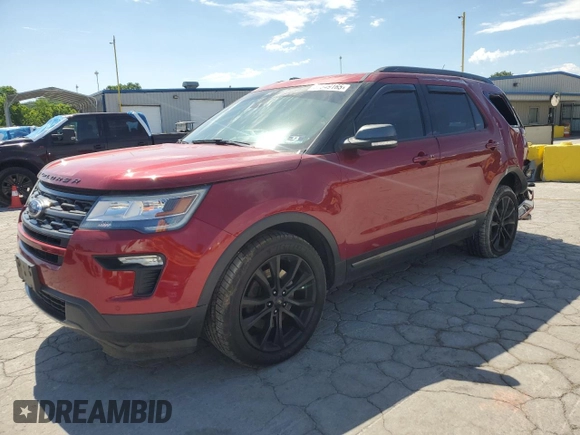 2019 Ford Explorer XLT z VIN 1FM5K8DH7KGA66873, wystawiony jako Copart lot #57349165 z przebiegiem 96 464 mil mil oraz Szkoda całkowita • Salvage title. Historia ofert i sprzedaży dostępna na DreamBid. Obrazek 1.