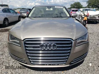 2012 Audi A8 L with VIN WAURVAFD3CN024063, listed as a Copart auction lot 81508834 with 92,002 mi miles and Salvage Title. Bid and sale history available at carsss.com. Image 5.