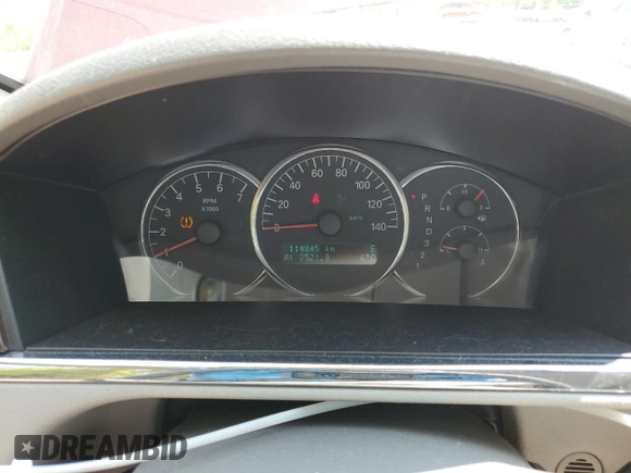 2009 Buick LaCrosse CX with VIN 2G4WC582691191943, listed as a Copart auction lot 60344605 with 114,845 mi miles and Salvage title. Bid and sale history available at DreamBid. Image 9.