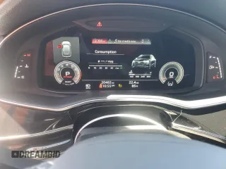 2023 Audi Q8 Premium Plus with VIN WA1EVBF12PD007113, listed as a Copart auction lot 67787744 with 20,482 mi miles and Salvage title. Bid and sale history available at DreamBid. Image 9.