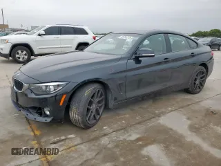 2018 BMW 4 Series 430i xDrive with VIN WBA4J3C53JBL03347, listed as a Copart auction lot 59724215 with 123,029 mi miles and Salvage title. Bid and sale history available at DreamBid. Image 1.