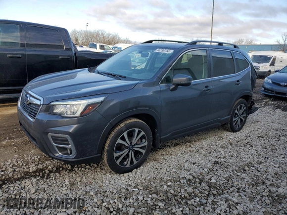 2020 Subaru Forester Limited with VIN JF2SKASC0LH530086, listed as a Copart auction lot 46599755 with 50,239 mi miles and Salvage Title. Bid and sale history available at carsss.com. Image 1.