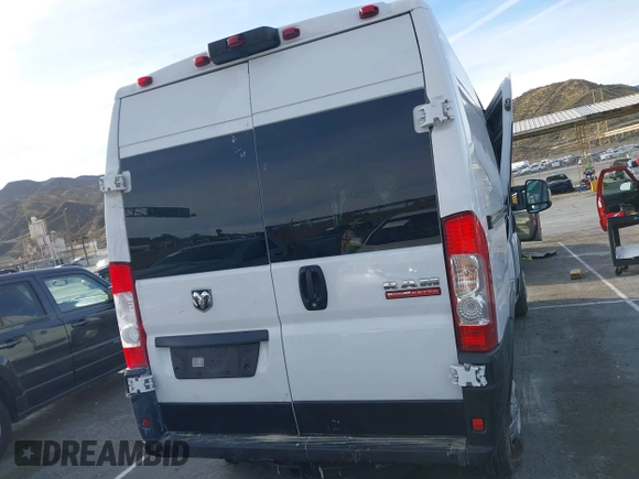 2021 Ram ProMaster Cargo with VIN 3C6LRVBG6ME513686, listed as a IAAI auction lot 41675654 with 76,989 mi miles. Bid and sale history available at carsss.com. Image 16.
