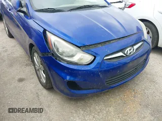2013 Hyundai Accent GLS with VIN KMHCU4AEXDU437677, listed as a IAAI auction lot 42110350 with 144,947 mi miles. Bid and sale history available at carsss.com. Image 6.
