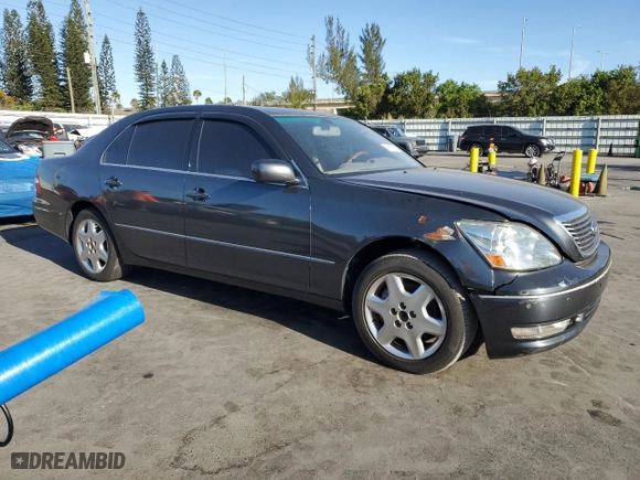 2004 Lexus LS 430 with VIN JTHBN36F540167045, listed as a Copart auction lot 49857485 with NaN miles and Clean Title. Bid and sale history available at carsss.com. Image 4.