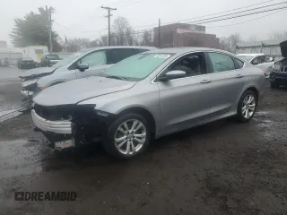 2015 Chrysler 200 Limited with VIN 1C3CCCAB3FN701427, listed as a Copart auction lot 50234785 with 108,512 mi miles and Salvage Title. Bid and sale history available at DreamBid. Image 1.