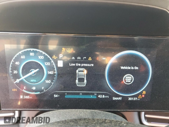 2024 Hyundai Elantra SEL with VIN KMHLM4DG6RU812131, listed as a Copart auction lot 54068065 with 30,137 mi miles and Salvage title. Bid and sale history available at DreamBid. Image 9.