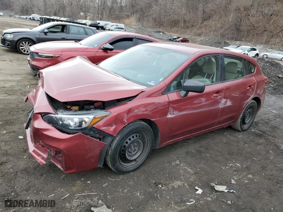 2019 Subaru Impreza with VIN 4S3GTAA6XK1729876, listed as a Copart auction lot 47798485 with 86,410 mi miles and Salvage Title. Bid and sale history available at carsss.com. Image 1.
