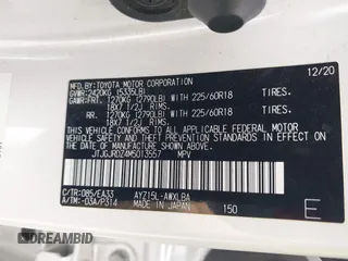 2021 Lexus NX 300h z VIN JTJGJRDZ4M5013557, wystawiony jako IAAI lot #42403324 z przebiegiem 109 568 mil mil oraz . Historia ofert i sprzedaży dostępna na DreamBid. Obrazek 9.