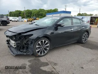 2016 Nissan Maxima SR with VIN 1N4AA6APXGC413350, listed as a Copart auction lot 58802045 with 64,330 mi miles and Salvage title. Bid and sale history available at DreamBid. Image 1.
