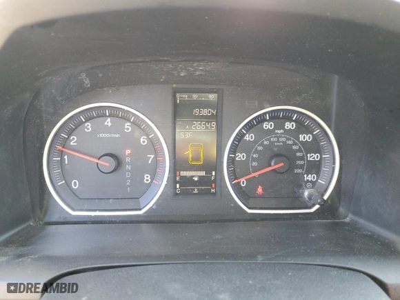 2007 Honda CR-V EX with VIN JHLRE48517C052510, listed as a Copart auction lot 53718315 with 193,804 mi miles and Clean Title. Bid and sale history available at carsss.com. Image 9.