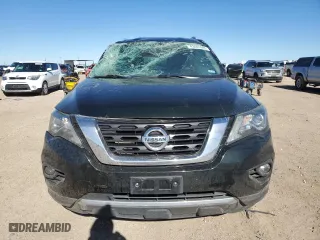 2019 Nissan Pathfinder SV with VIN 5N1DR2MM8KC586105, listed as a Copart auction lot 43481885 with 98,489 mi miles and Salvage Title. Bid and sale history available at carsss.com. Image 5.