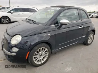 2012 FIAT 500 Lounge z VIN 3C3CFFER3CT370540, wystawiony jako Copart lot #53429575 z przebiegiem 104 027 mil mil oraz Szkody całkowita. Historia ofert i sprzedaży dostępna na DreamBid. Obrazek 1.