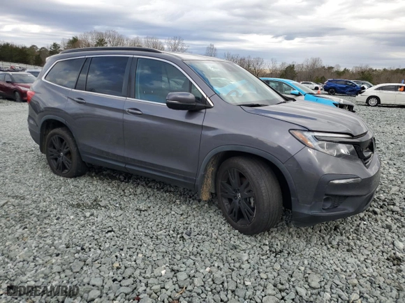 2021 Honda Pilot Special Edition with VIN 5FNYF5H26MB016053, listed as a Copart auction lot 49434165 with 0 mi miles and Salvage Title. Bid and sale history available at carsss.com. Image 4.