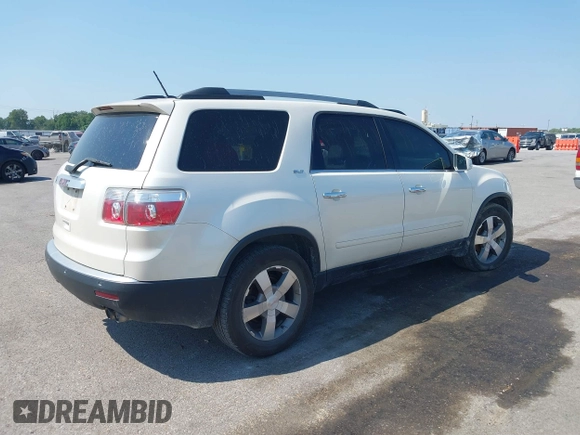 2012 GMC Acadia SLT1 z VIN 1GKKRRED0CJ406684, wystawiony jako IAAI lot #39995301 z przebiegiem 175 333 mil mil oraz . Historia ofert i sprzedaży dostępna na DreamBid. Obrazek 4.