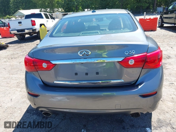 2015 Infiniti Q50 with VIN JN1BV7AP0FM357018, listed as a IAAI auction lot 42326677 with 179,436 mi miles and . Bid and sale history available at DreamBid. Image 16.