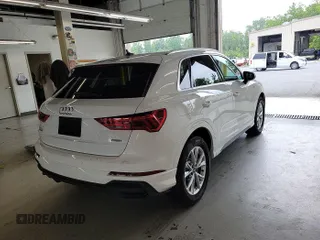 2023 Audi Q3 S line Premium with VIN WA1DECF39P1103194, listed as a IAAI auction lot 42734533 with 44,347 mi miles and . Bid and sale history available at DreamBid. Image 22.
