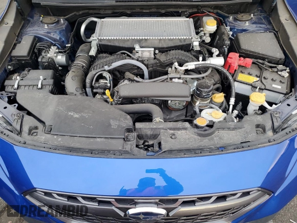 2023 Subaru WRX with VIN JF1VBAA64P9820666, listed as a Copart auction lot 52422165 with 10,726 mi miles and Salvage title. Bid and sale history available at DreamBid. Image 12.
