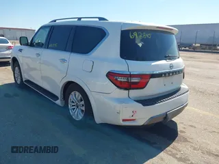 2023 Nissan Armada SV with VIN JN8AY2AD9P9692845, listed as a IAAI auction lot 42213250 with 59,880 mi miles and . Bid and sale history available at DreamBid. Image 3.