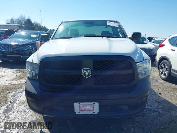 2017 Ram 1500 Tradesman z VIN 3C6JR6DT5HG548561, wystawiony jako IAAI lot #41630666 z przebiegiem 106 326 mil mil oraz . Historia ofert i sprzedaży dostępna na DreamBid. Obrazek 12.