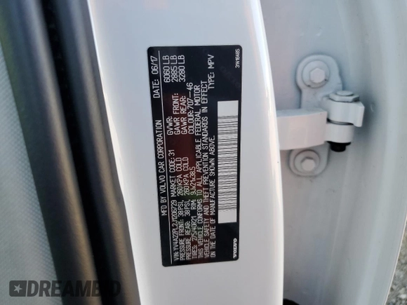 2018 Volvo XC90 Inscription with VIN YV4A22PL2J1206729, listed as a Copart auction lot 80166224 with 81,199 mi miles and Salvage Title. Bid and sale history available at DreamBid. Image 16.