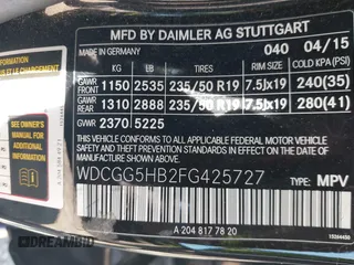 2015 Mercedes-Benz GLK 350 z VIN WDCGG5HB2FG425727, wystawiony jako IAAI lot #42210306 z przebiegiem 84 981 mil mil oraz . Historia ofert i sprzedaży dostępna na DreamBid. Obrazek 9.