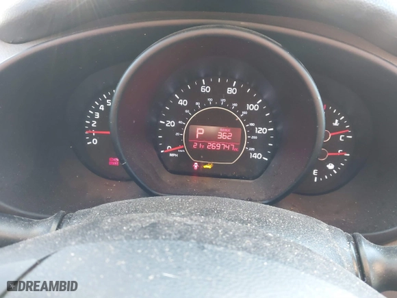 2017 Kia Soul with VIN KNDJN2A2XH7434205, listed as a IAAI auction lot 41363921 with 269,747 mi miles. Bid and sale history available at carsss.com. Image 7.