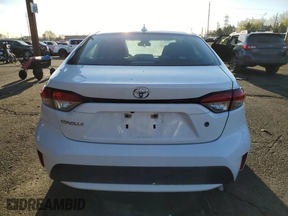 2020 Toyota Corolla L with VIN 5YFDPRAE3LP008647, listed as a Copart auction lot 53513775 with 50,960 mi miles and Salvage Title. Bid and sale history available at carsss.com. Image 6.