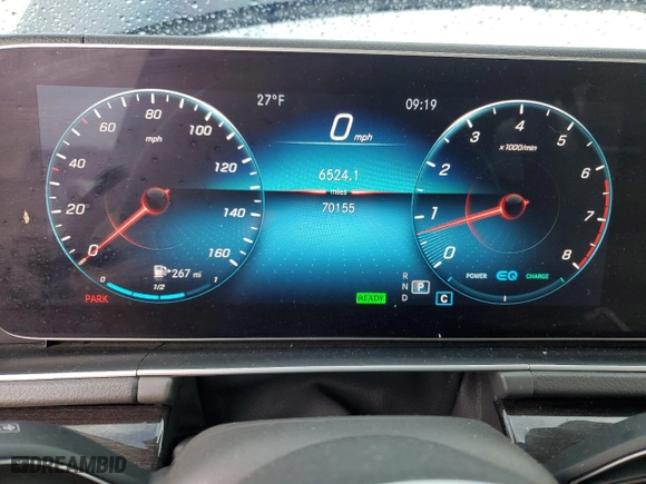 2020 Mercedes-Benz GLS with VIN 4JGFF5KEXLA159679, listed as a Copart auction lot 45245075 with 70,155 mi miles and Salvage Title. Bid and sale history available at carsss.com. Image 9.