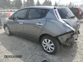 2015 Nissan LEAF S with VIN 1N4AZ0CP9FC324158, listed as a Copart auction lot 54945665 with 79,452 mi miles and Salvage Title. Bid and sale history available at DreamBid. Image 2.