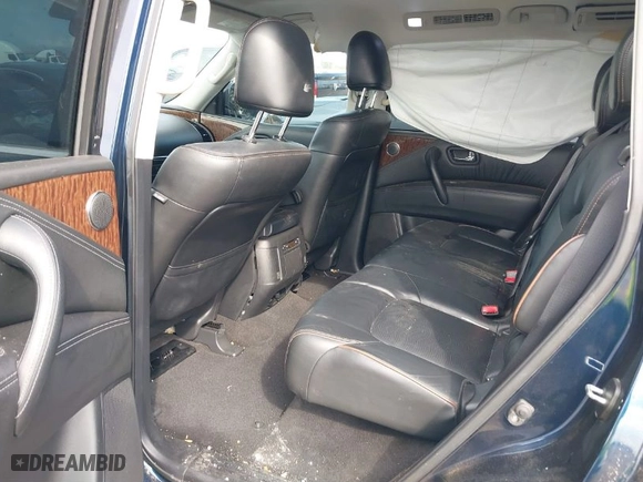2019 Nissan Armada SL with VIN JN8AY2ND1K9088452, listed as a IAAI auction lot 40732598 with 80,256 mi miles. Bid and sale history available at carsss.com. Image 8.