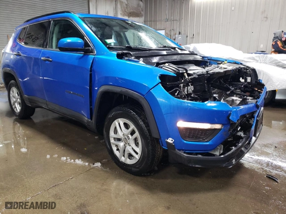 2020 Jeep Compass Sport with VIN 3C4NJDAB5LT149277, listed as a Copart auction lot 45512905 with 78,251 mi miles and Salvage Title. Bid and sale history available at carsss.com. Image 4.