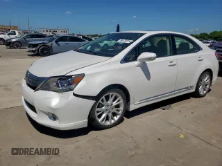 2010 Lexus HS 250h z VIN JTHBB1BA8A2010066, wystawiony jako Copart lot #56678375 z przebiegiem 180 065 mil mil oraz Szkoda całkowita • Salvage title. Historia ofert i sprzedaży dostępna na DreamBid. Obrazek 1.