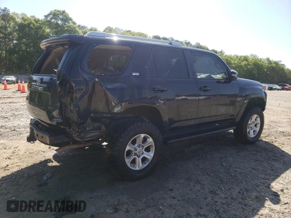 2018 Toyota 4Runner SR5 with VIN JTEBU5JR6J5577493, listed as a Copart auction lot 51286505 with 88,961 mi miles and Salvage Title. Bid and sale history available at DreamBid. Image 3.