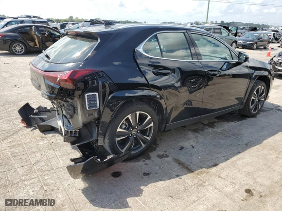 2024 Lexus UX with VIN JTHP6JBH2R2191619, listed as a Copart auction lot 65536244 with 11,190 mi miles and Salvage Title. Bid and sale history available at carsss.com. Image 3.