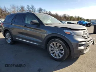 2020 Ford Explorer Limited with VIN 1FMSK8FH5LGA21593, listed as a Copart auction lot 44259645 with 51,693 mi miles and Salvage Title. Bid and sale history available at carsss.com. Image 4.