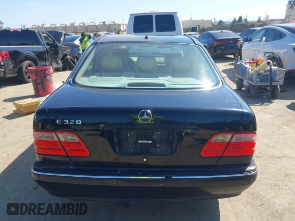 2001 Mercedes-Benz E-Class with VIN WDBJF65J11B368277, listed as a IAAI auction lot 41855716 with 207,864 mi miles. Bid and sale history available at carsss.com. Image 16.