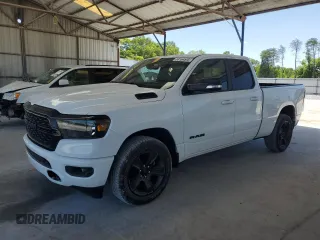 2022 Ram 1500 Big Horn with VIN 1C6RREBG8NN219116, listed as a Copart auction lot 58164595 with 46,677 mi miles and Salvage title. Bid and sale history available at DreamBid. Image 1.