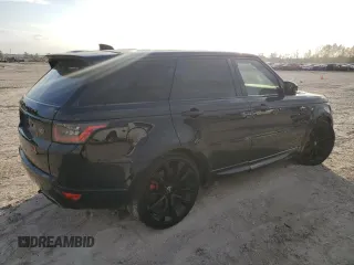 2019 Land Rover Range Rover Sport HST with VIN SALWS2SU6KA868560, listed as a Copart auction lot 80838074 with 57,030 mi miles and Salvage title. Bid and sale history available at DreamBid. Image 3.