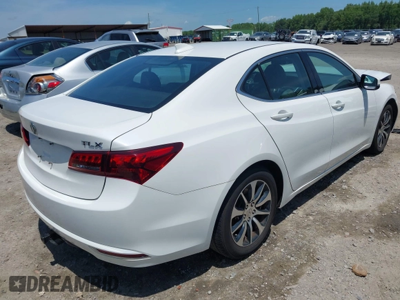 2015 Acura TLX with VIN 19UUB1F36FA028165, listed as a IAAI auction lot 42462426 with 122,080 mi miles and . Bid and sale history available at DreamBid. Image 4.