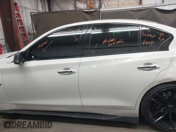 2018 Infiniti Q50 Sport z VIN JN1EV7APXJM354228, wystawiony jako IAAI lot #42141604 z przebiegiem 108 150 mil mil oraz . Historia ofert i sprzedaży dostępna na DreamBid. Obrazek 15.