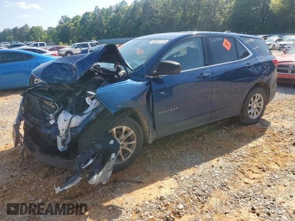 2019 Chevrolet Equinox LT with VIN 2GNAXKEV7K6261627, listed as a Copart auction lot 50802125 with 103,773 mi miles and Salvage Title. Bid and sale history available at carsss.com. Image 1.
