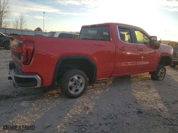 2020 GMC Sierra 1500 SLE with VIN 1GTR9BED7LZ358085, listed as a Copart auction lot 87418044 with 155,643 mi miles and Salvage Title. Bid and sale history available at carsss.com. Image 3.