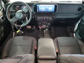 2024 Jeep Wrangler Rubicon with VIN 1C4PJXFG8RW366212, listed as a Copart auction lot 88892985 with 7,649 mi miles and Salvage Title. Bid and sale history available at DreamBid. Image 8.