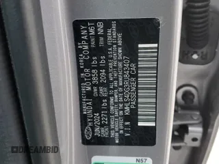 2024 Hyundai Elantra SEL with VIN KMHLS4DG3RU843407, listed as a Copart auction lot 44775405 with 1,904 mi miles and Salvage title. Bid and sale history available at DreamBid. Image 12.